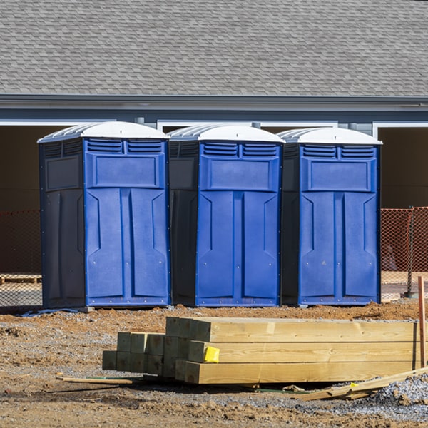 can i customize the exterior of the porta potties with my event logo or branding in Diagonal IA